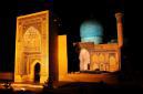 Samarkand - mauzoleum Gur Emir, kde je pochovaný Timur Veľký