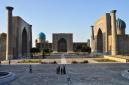Samarkand - námestie Registanje miestnym najznámejšim obrázkom