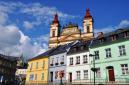Štemberk - farebné domčeky skrášľujú mesto