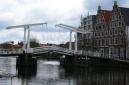Haarlem - most Gravenstenenbrug cez rieku Spaarne
