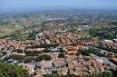 San Marino - pohľad z pahorku Monte Titatno