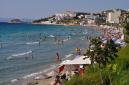 Kusadasi - slávna Lady´s Beach na brehu Egejského mora